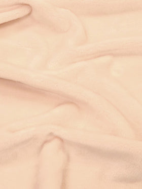 Nude Pink Minky Solid Baby Soft Fabric