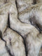 Snow Coyote Faux Fur - 1.75 Inch Pile Length - 74" Width Limited Faux Fur