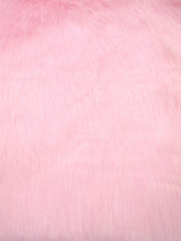 Solid Sable Shag Baby Pink Faux Fur - 2 Inch Pile - 74" Width - Limited Faux Fur