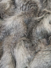 Frost Gray Wolf Faux Fur - 2 Inch Pile Limited Faux Fur