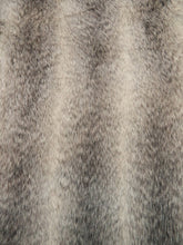 Frost Gray Wolf Faux Fur - 2 Inch Pile Limited Faux Fur