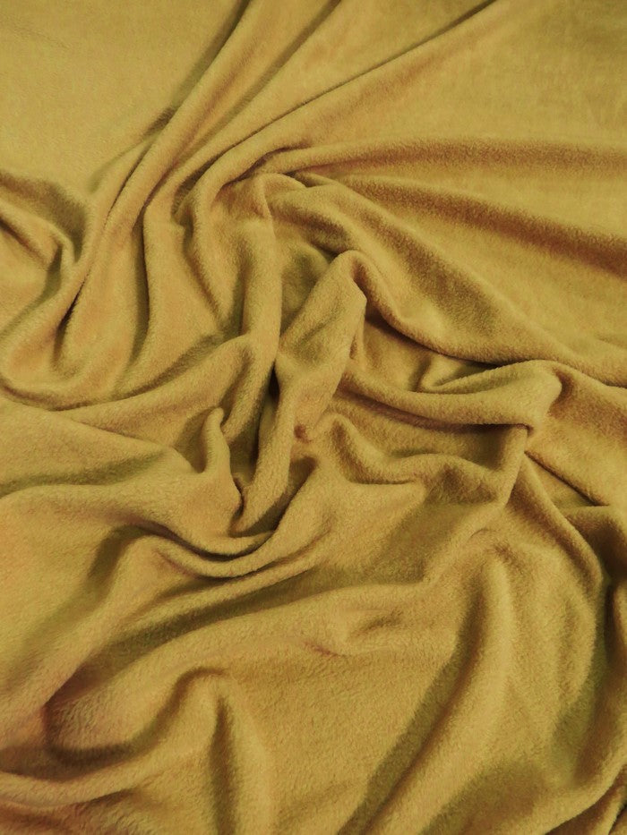 Solid Fleece Fabric / Camel