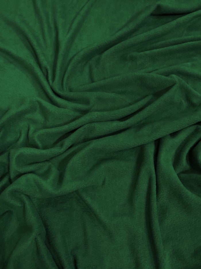 Fleece Fabric Solid / Hunter Green / 30 Yard Roll