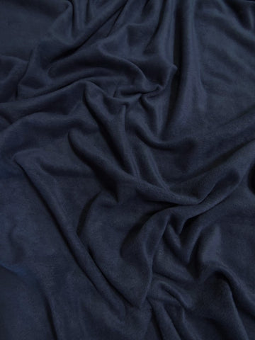 Fleece Fabric Solid / Navy Blue / 30 Yard Roll