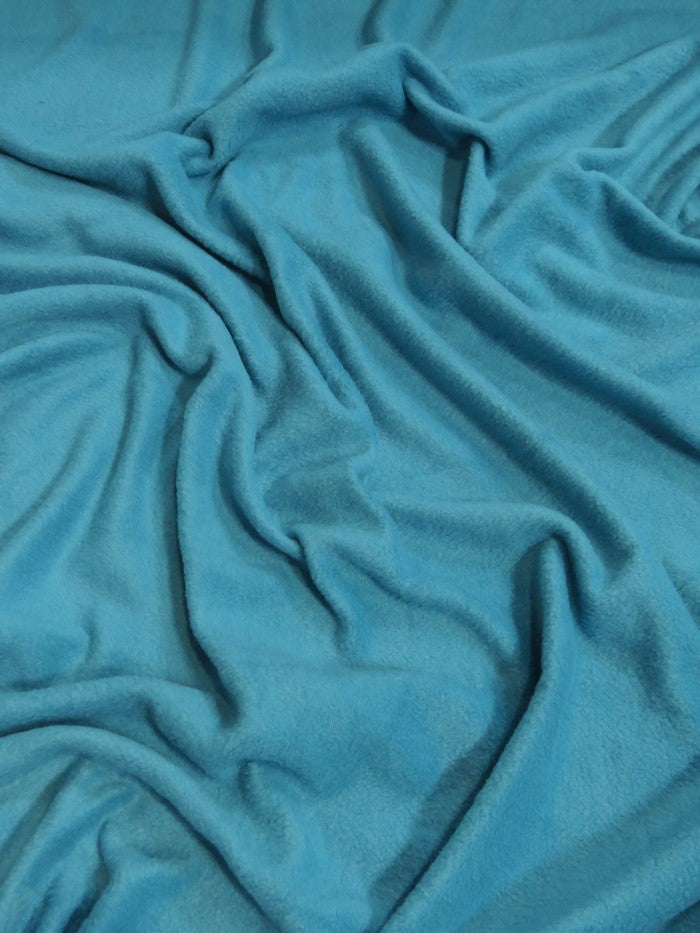 Fleece Fabric Solid / Turquoise / 30 Yard Roll - 0
