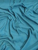 Fleece Fabric Solid / Turquoise / 65 Yard Roll-1
