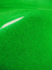 Ultra Sparkle Glitter Upholstery Vinyl Fabric / Neon Green / Sold by The Yard