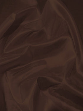Solid Polyester Taffeta 58"/60" Fabric / Brown / Sold By The Yard - 0