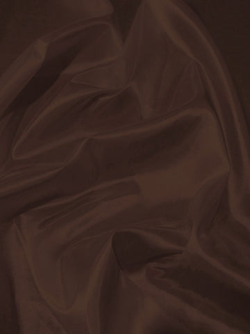 Solid Polyester Taffeta 58"/60" Fabric / Brown / Sold By The Yard - 0