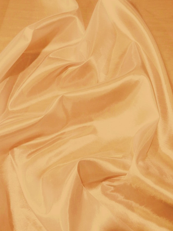 Solid Polyester Taffeta 58"/60" Fabric / Dark Gold / Sold By The Yard