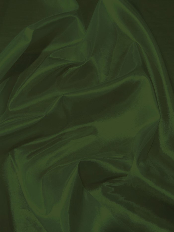 Solid Polyester Taffeta 58"/60" Fabric / Hunter Green / Sold By The Yard