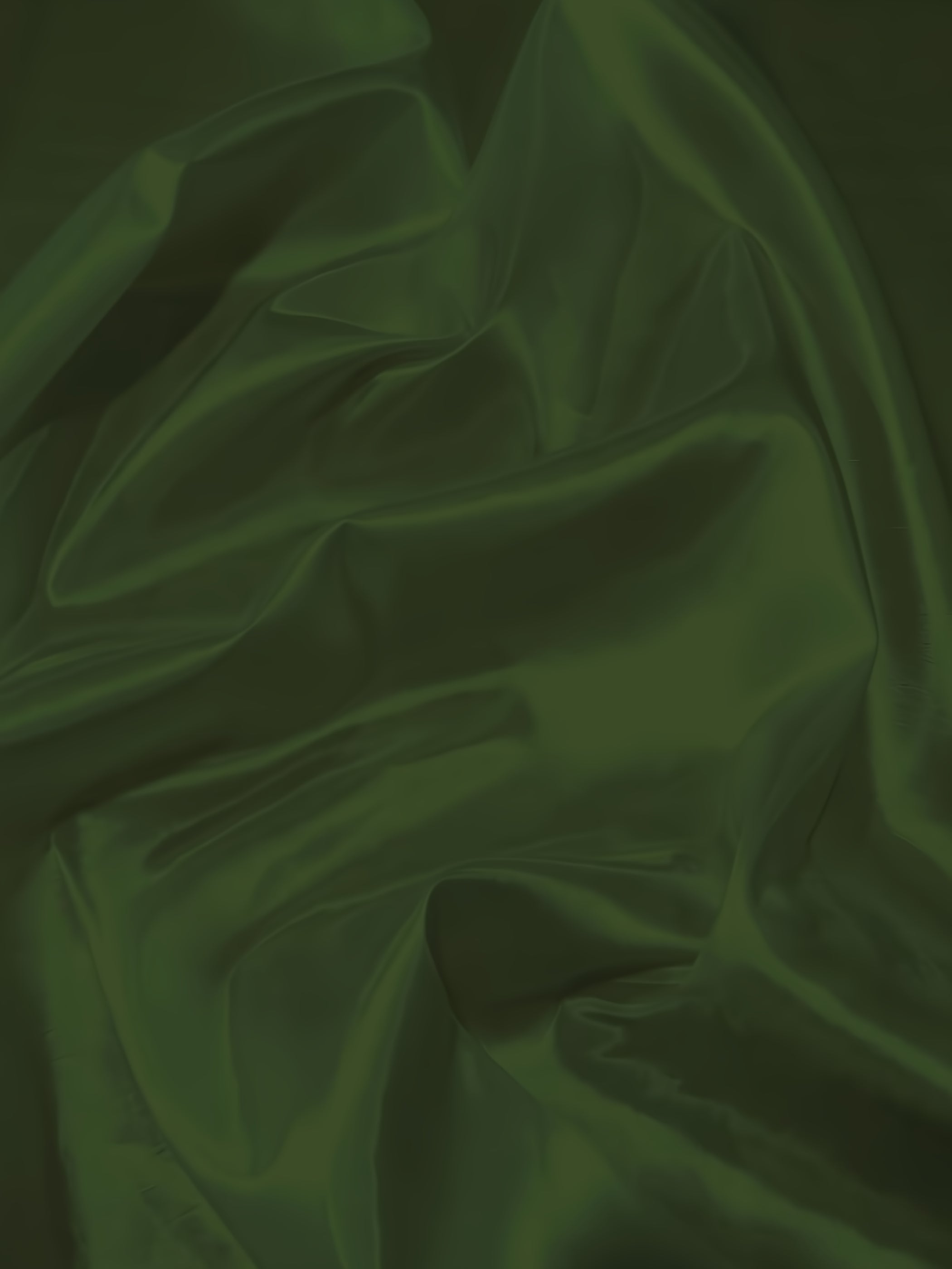 Solid Polyester Taffeta 58"/60" Fabric / Hunter Green / Sold By The Yard