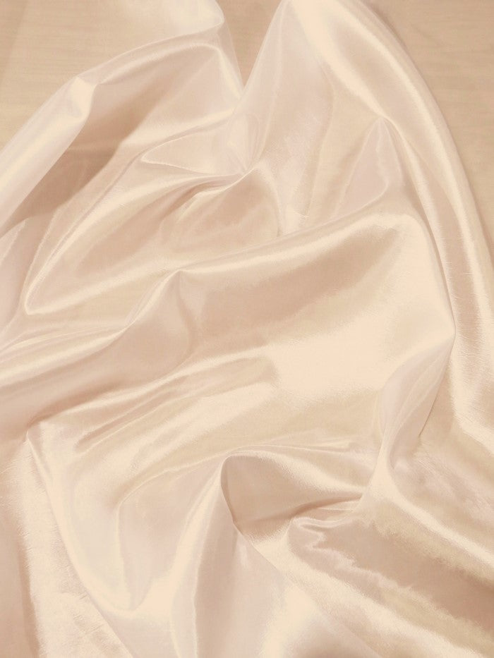 Solid Polyester Taffeta 58"/60" Fabric / Blush / Sold By The Yard