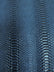 Shiny 3D Serpent Snake Embossed Vinyl Fabric / Sapphire Blue / By The Roll - 30 Yards