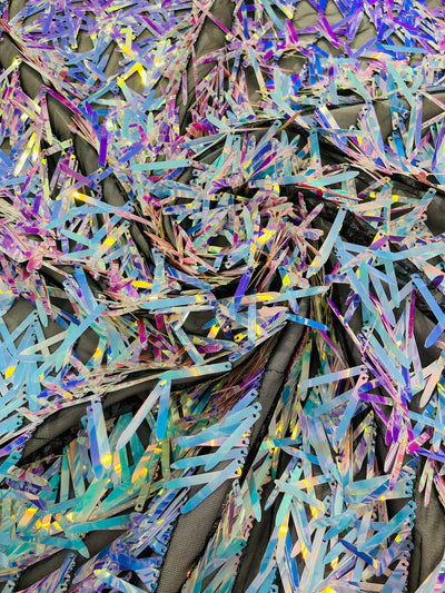 Sword Sequin Mesh Fabric (By The Yard)