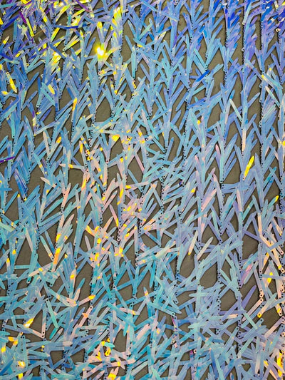 Sword Sequin Mesh Fabric (By The Yard)