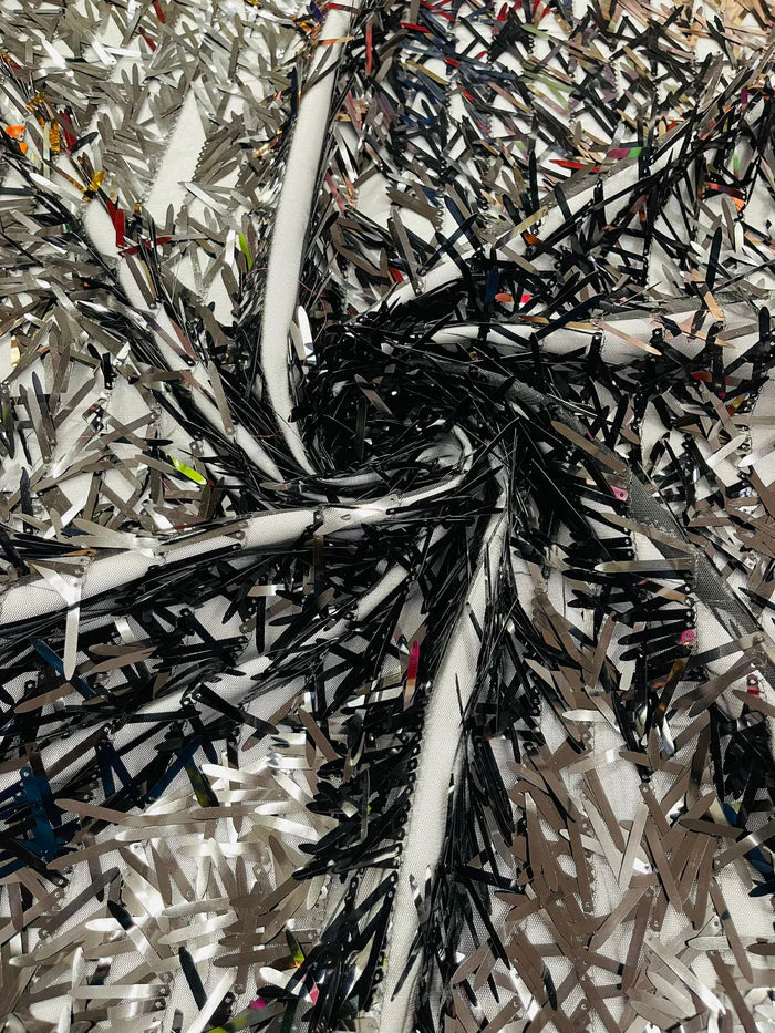 Sword Sequin Mesh Fabric (By The Yard)