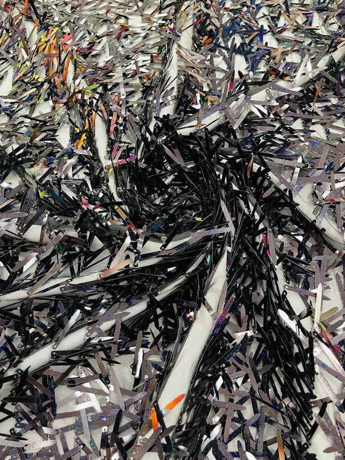 Sword Sequin Mesh Fabric (By The Yard)