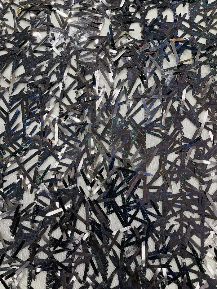 Sword Sequin Mesh Fabric (By The Yard)