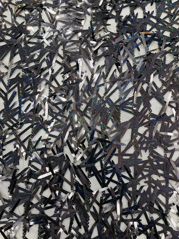 Sword Sequin Mesh Fabric (By The Yard) - 0