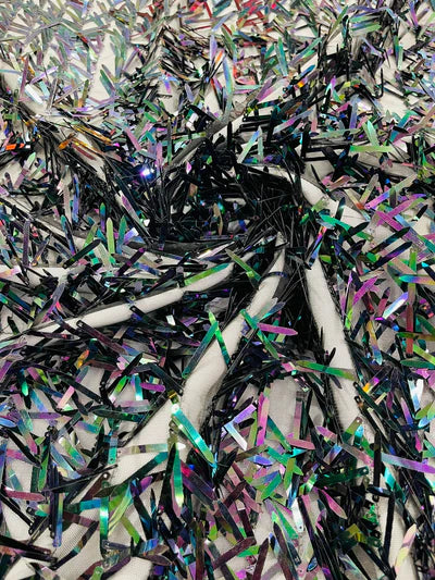 Sword Sequin Mesh Fabric (By The Yard)