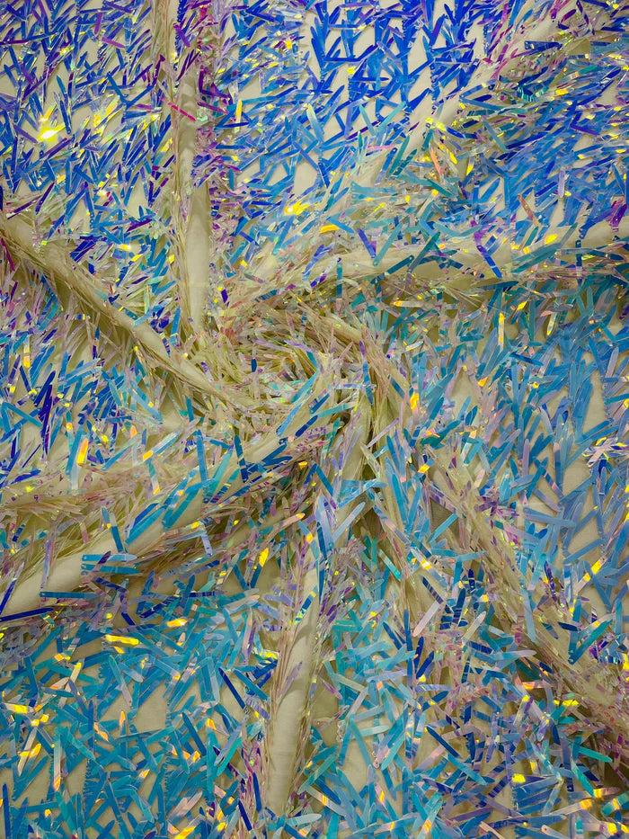 Sword Sequin Mesh Fabric (By The Yard)