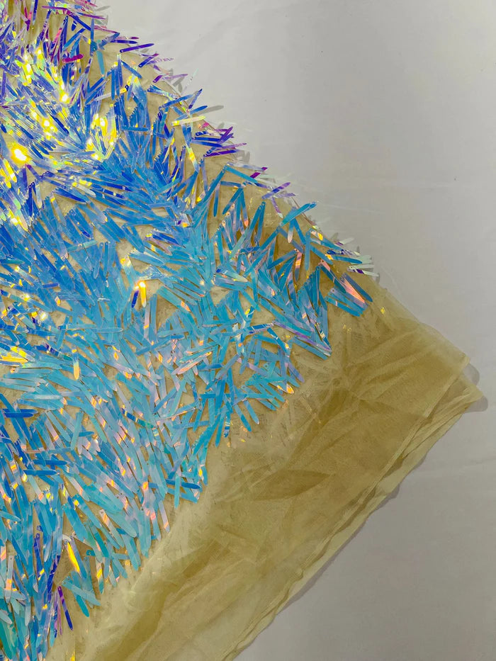 Sword Sequin Mesh Fabric (By The Yard)