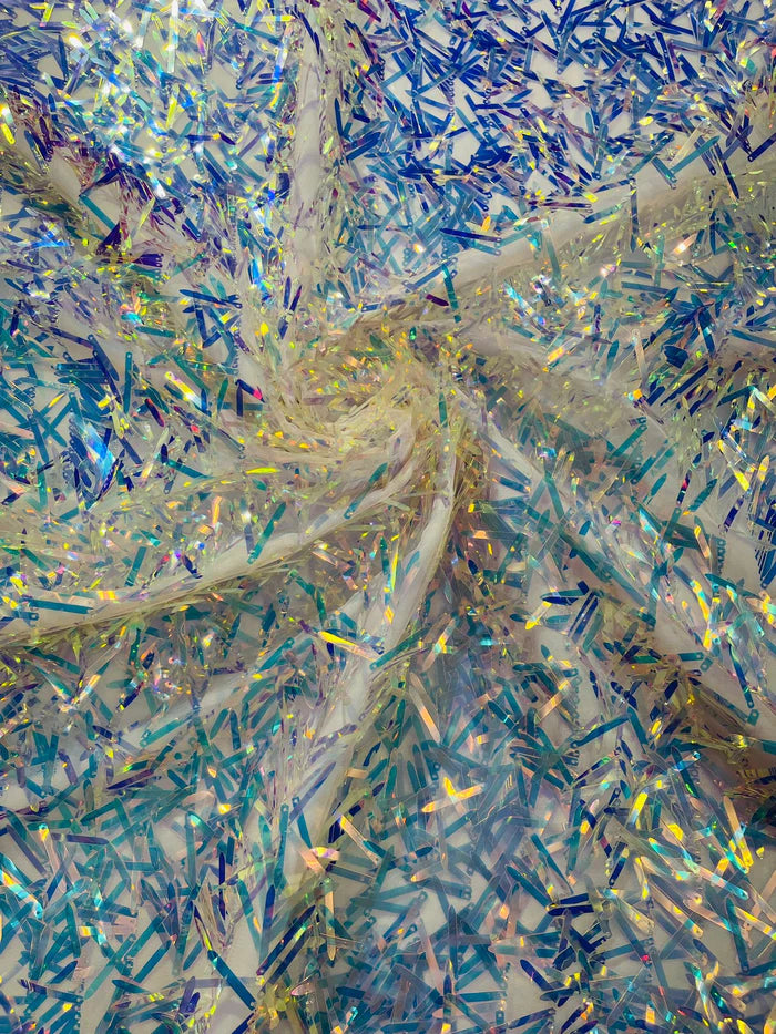 Sword Sequin Mesh Fabric (By The Yard)
