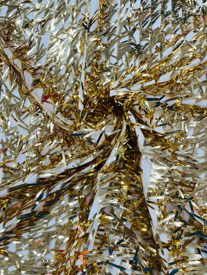 Sword Sequin Mesh Fabric (By The Yard)