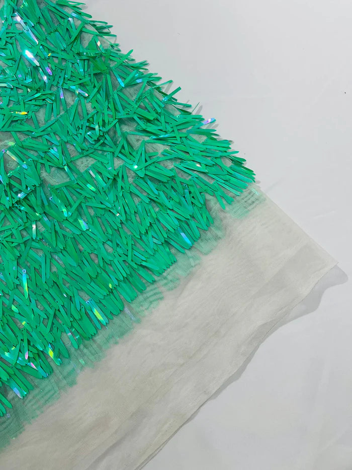 Sword Sequin Mesh Fabric (By The Yard)