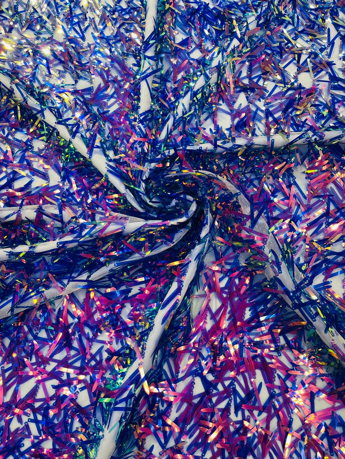 Sword Sequin Mesh Fabric (By The Yard)