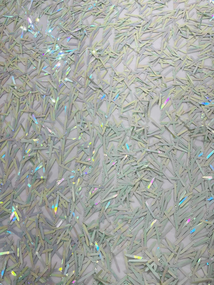 Sword Sequin Mesh Fabric (By The Yard)