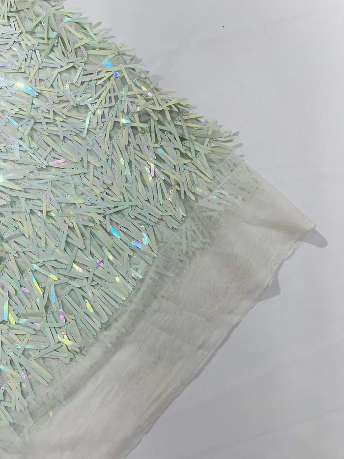 Sword Sequin Mesh Fabric (By The Yard)