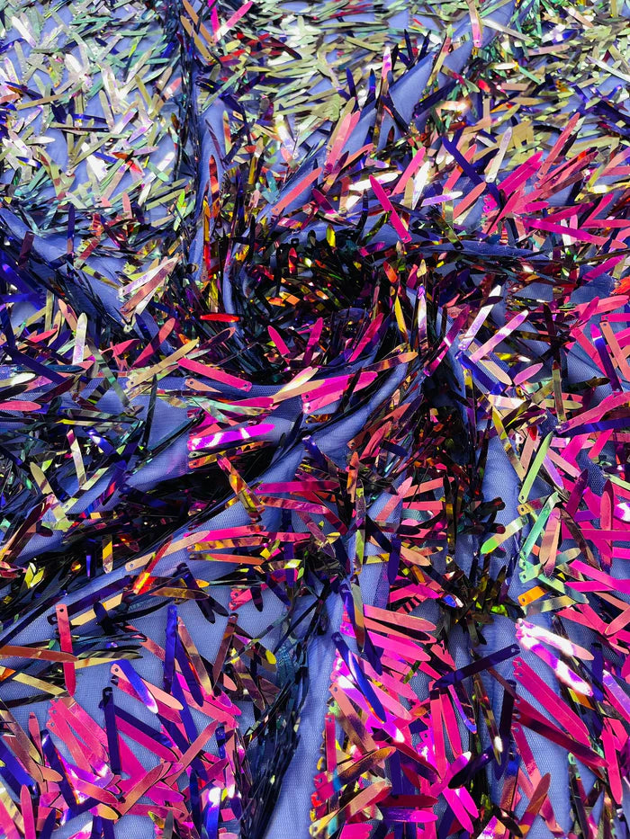 Sword Sequin Mesh Fabric (By The Yard)