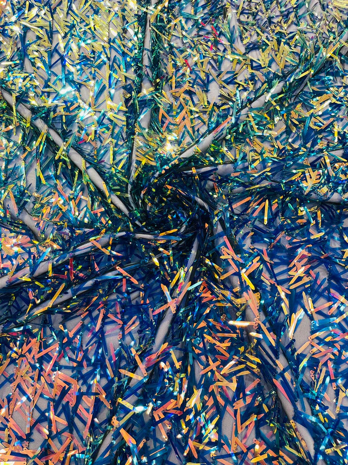 Sword Sequin Mesh Fabric (By The Yard)