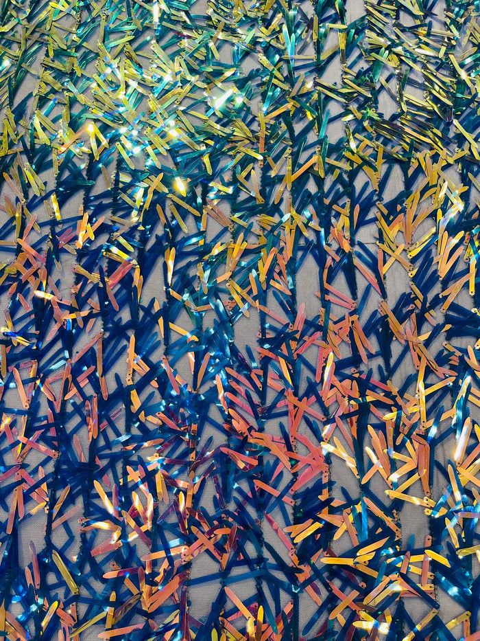 Sword Sequin Mesh Fabric (By The Yard)