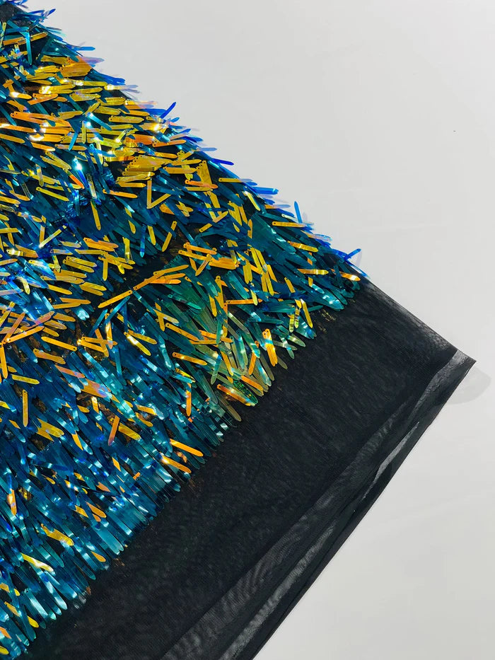 Sword Sequin Mesh Fabric (By The Yard)