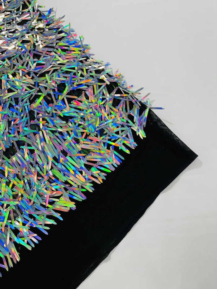 Sword Sequin Mesh Fabric (By The Yard)