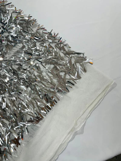 Sword Sequin Mesh Fabric (By The Yard)