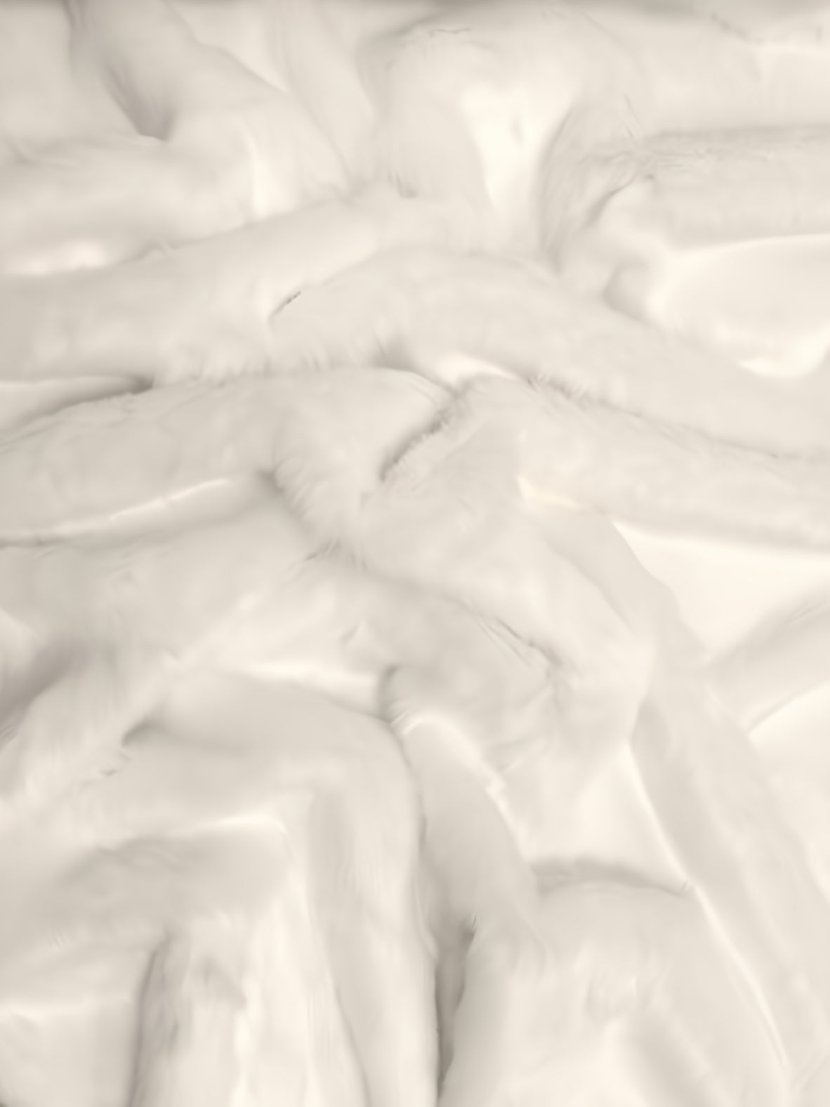 Short Shag Faux Fur Fabric / White / Sold By The Yard (Closeout)