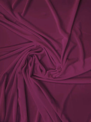 Stretch Velvet Velour Spandex 360 Grams Costume Fabric / Magenta / Sold By The Yard