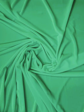 Stretch Velvet Velour Spandex 360 Grams Costume Fabric / Mint / Sold By The Yard