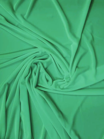 Stretch Velvet Velour Spandex 360 Grams Costume Fabric / Mint / Sold By The Yard