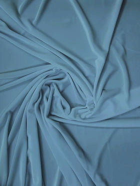 Stretch Velvet Velour Spandex 360 Grams Costume Fabric / Slate Blue / Sold By The Yard