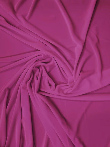 Stretch Velvet Velour Spandex 360 Grams Costume Fabric / Pinkberry / Sold By The Yard