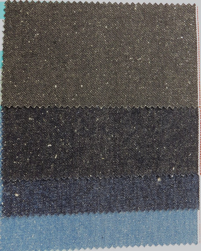 Premium Selvedge Denim Fabric – Speckle Indigo Blue / By the Yard