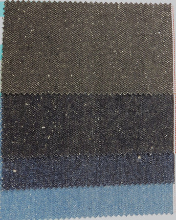 Premium Selvedge Denim Fabric – Speckle Indigo Blue / By the Yard - 0