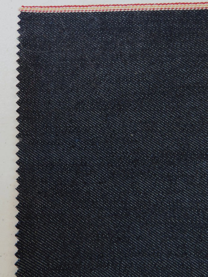 Premium Selvedge Denim Fabric – Blue - Gold/Red Ticker/ By The Yard