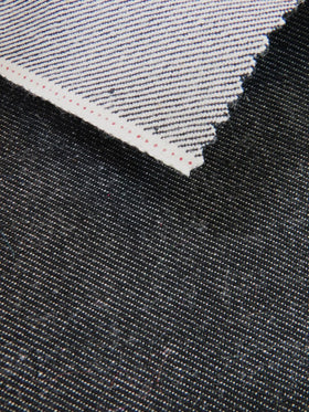 Premium Selvedge Denim Fabric – Mercerize Black/ By The Yard - 0