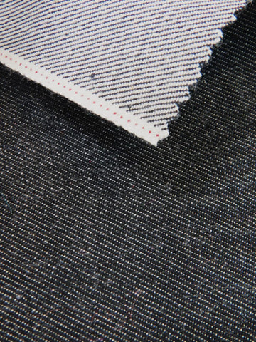 Premium Selvedge Denim Fabric – Mercerize Black/ By The Yard - 0